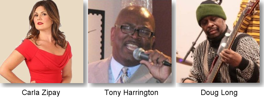 Images of three of the artists